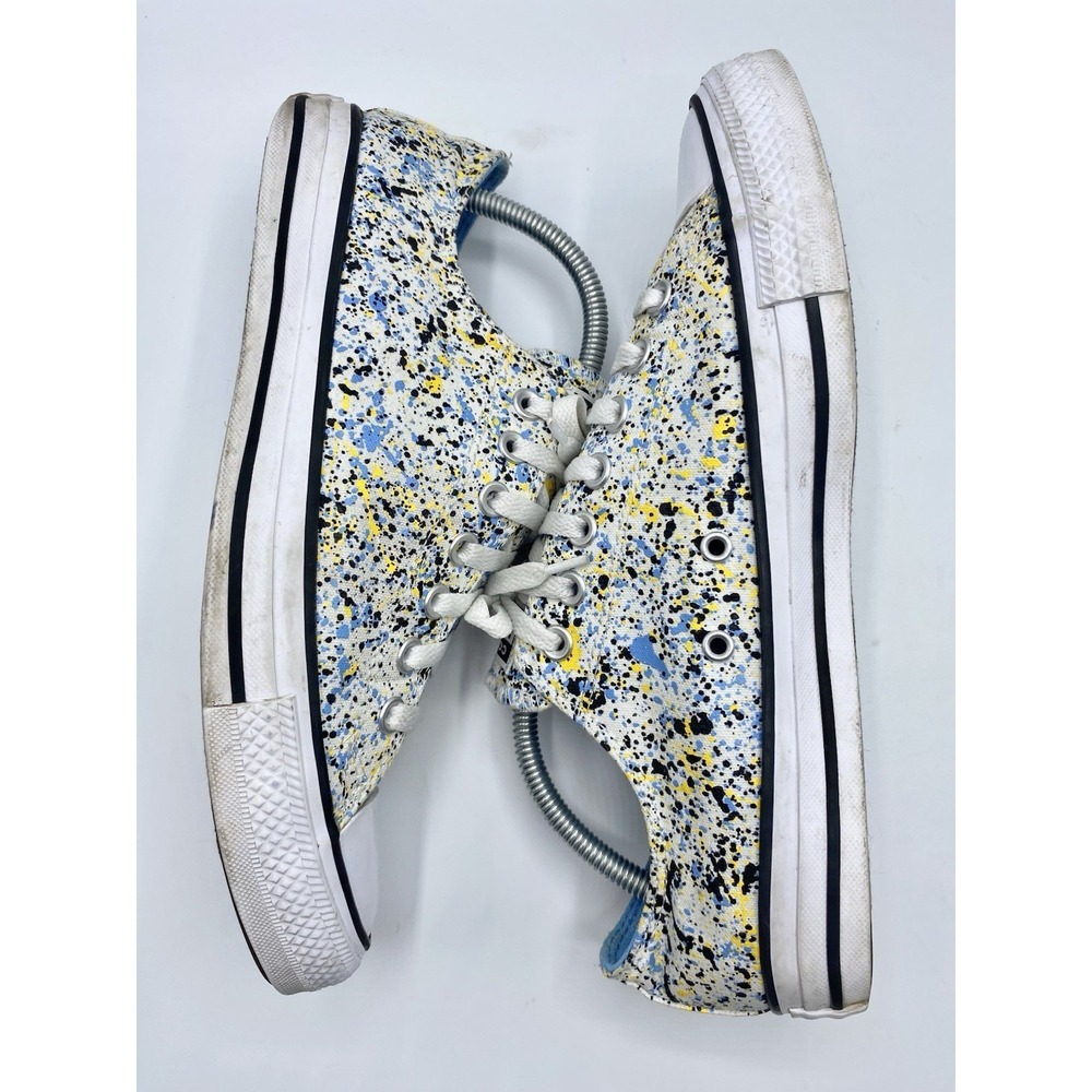 Converse Chuck Taylor All Star Sneakers M9/W11 Paint Splatter A00469F Low Top - Picture 6 of 8